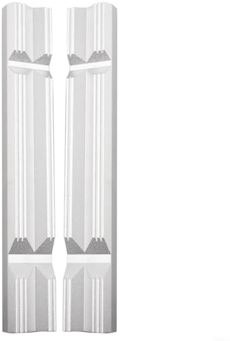 Desiumite Tornillo de banco de acero de fresado CNC con mandíbulas duras, herramienta de sujeción de aleación de aluminio en forma de V de 4 o 8 pulgadas, con diseño magnético (8 pulgadas)