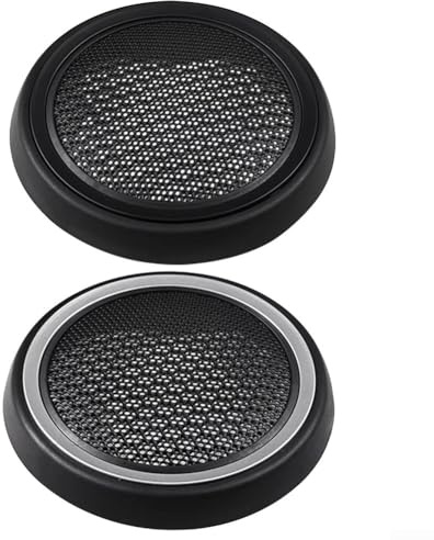 Car Door Speaker Cover for for BMW for for MINI for Cooper R55 Coupe, Audio for Horn Grille Bass Speaker Cover Plate for Car Interior Replacement(Black)