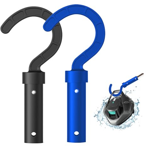 Haken Für Poolroboter,2PC Zubehörhaken für Poolroboter,Haken für Poolroboter,Poolhaken für Stangen Pool Haken für Pool Saugroboter, Pool Reinigungszubehör Haken,Kompatibel mit Alle Arten Poolreinigern