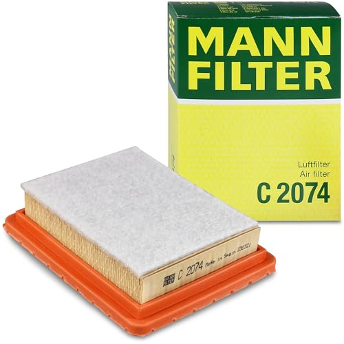 MANN-FILTER, C 2074 Luftfilter | Für PKW, Saubere Luftzufuhr, Langlebiges Filtermedium, Passgenaues Design, Echte OE-Technologie