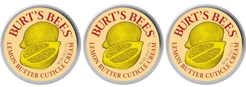 Burt's Bees 100% Natural Lemon Butter Cuticle Cream, 0.6 Ounce, Pack of 3