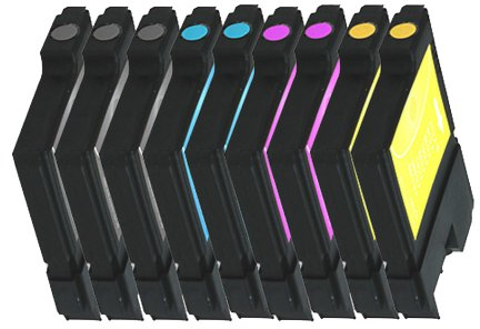 9 Druckerpatronen Tinte für Brother DCP 145C DCP 165C DCP 395C MFC 290C ersetzen LC980 LC1100
