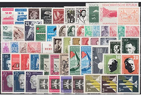 Goldhahn DDR Jahrgang 1957 postfrisch komplett Briefmarken für Sammler