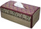 CCcollections Handgefertigte Reed Taschentuchboxabdeckung - Rechteckige Taschentuchbox Fügt Einen Raffinierten Akzent Zu Ihrer Wohnkultur Hinzu - Ideal Für Wohnzimmer Oder Büros (B Rot Burgunder)