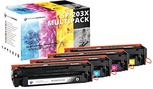 4 Schneider Toner kompatibel für HP 203X 203A für HP Laserjet Pro M254 nw dw MFP M280nw M281fdw M281fdn