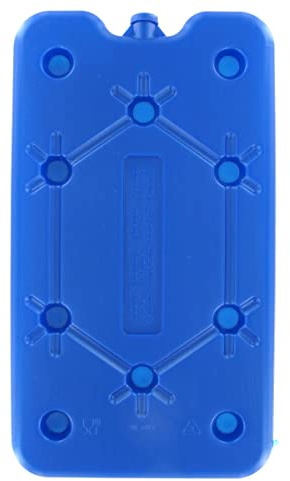 Fackelmann 0393350 Bloc de glace, bloc de glace extra plat, Accumulateur de Froid Extra Plat, Conservation au frais, Polypropylène, Bleu, 400 g