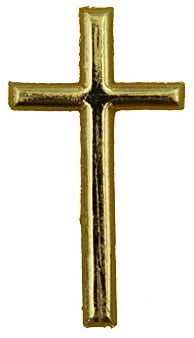 Herlikofer Wachsverzierung Kreuz Glanz Silber