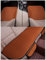 GLITZFAS Auto Sitzauflage Autositzauflage Universal Sommer Autositzbezug Auto Vordersitz Rücksitz Kissen (3pcs,Orange)
