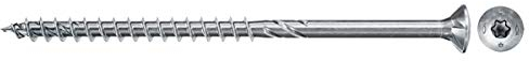 fischer PowerFast II CTP 4,0 x 70, Spanplattenschraube (200 Stk.) mit Teilgewinde, Senkkopfschraube mit Innenstern, Schraube für Holzverarbeitung, reduziert Einschraubwiderstand & Einschraubzeit