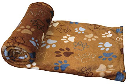 Nobby Fleece Plaid LISSI Classic braun 100 x 150 cm