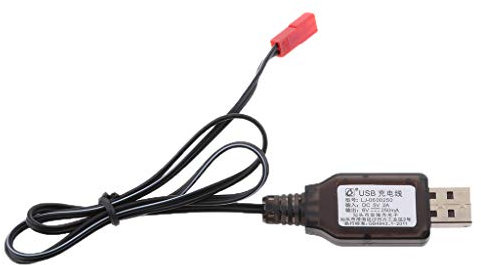 MagiDeal Câble de Charge de Batterie Universel 6V USB vers JST 2P NI-MH/pour Drone RC