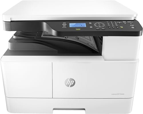 HP Laserjet MFP M438n (8AF43A) - Multifunktionsdrucker: Drucken, A3/A4, Scan, Kopieren (schwarz; bis zu 22 ppm; USB 2.0 + Gigabit Ethernet)