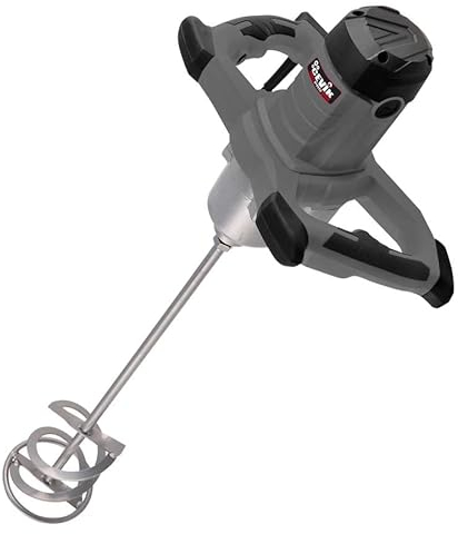 CEVIK PRO CE-M1600PRO - Mezcladora 1600W con Velocidad Variable y 2 Marchas - Arranque Suave - Varilla M14 600mm - Uso Profesional Cemento Pintura Adhesivo - Doble Aislamiento