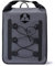 #DoYouOutdoor wasserdichte Fahrradtasche für Gepäckträger Gepäckträgertasche, Rucksack, Umhängetasche für Einkaufen, Arbeit Fahrradtour mit Tragegurt in Grau