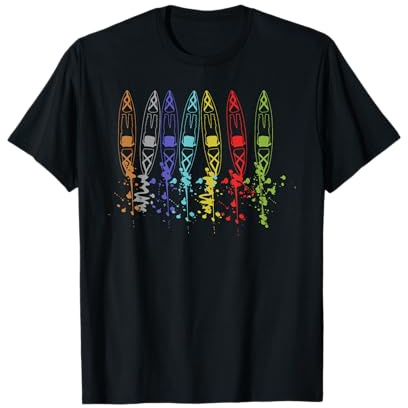 Kayak Kajak Fahrer Paddelboot Geschenk Kanusport Kajakfahrer T-Shirt