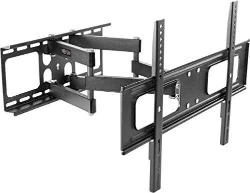 Eaton Tripp Lite Outdoor Full-Motion TV-Wandhalterung mit voll beweglichem Arm für 37 bis 80 Zoll Flachbildschirme (Schwarz) (DWM3780XOUT)