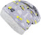 Wollhuhn ÖKO Leichte Bequeme Jungen Baustelle/Bagger Beanie-Mütze Elastisches Bündchen (aus Öko-Stoffen, Bio) 22222235 (Baustelle Grau-Gelb, 52-54)