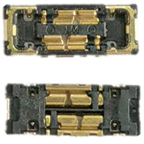YESUN Battery FPC Connector Contact Holder Clip Plug Replacement for iPhone 11/11 Pro / 11 Pro Max On Logic Motherboard (Pack of 2)