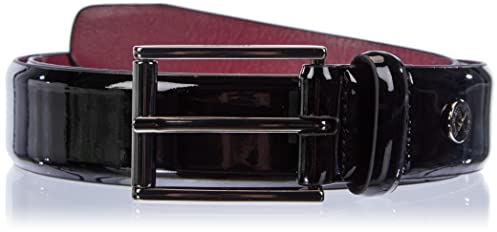 Hackett London Men's Nub Strape Belt, Schwarz, 34
