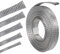 Cable de Cobre estañado para blindaje de Alambre, Correas de Tierra, protección emi RFI ESD, Malla Flexible Trenzada Plana (5/16 Pulgadas de Ancho (0.2 Pulgadas de diámetro)-15 pies
