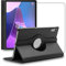 ebestStar - Cover per Lenovo Tab P11 Pro Gen2, Custodia Protezione Rotazione 360, Pelle PU, Nero + Vetro Temperato