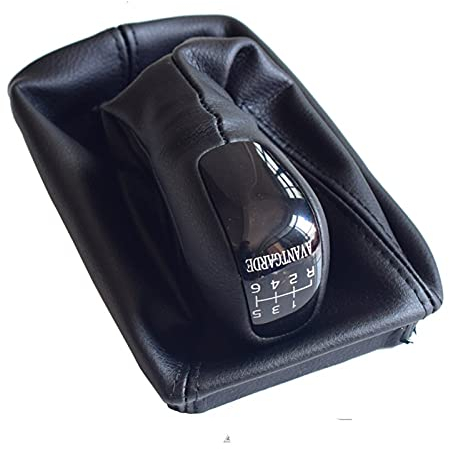 Schaltknauf Für Mercedes Für Benz E-Klasse W211 2002-2006 6-Gang-Schaltknauf Mit Shifter Gaiter Boot Automatik Schalthebel (Farbe : AVANTGARDE)