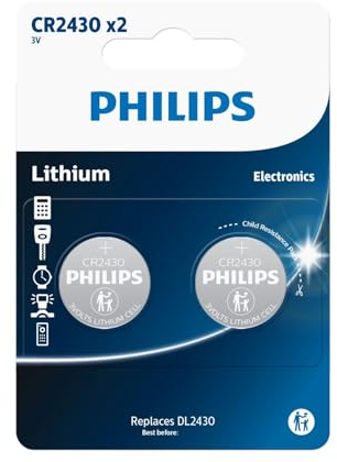 Piles Philips CR2430 x2