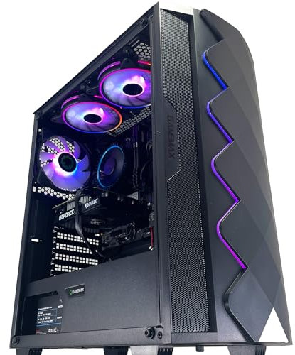 ginger6 G6 Gaming PC ZEF45A-2X - AMD Ryzen 5 5600x, Radeon RX 7600 8GB Graphics, 2TB M.2 SSD, 2TB HDD, 32GB DDR4, WiFi, No OS