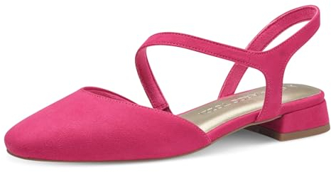 MARCO TOZZI Damen Slingpumps Elegant Vegan, Rosa (Pink), 39 EU