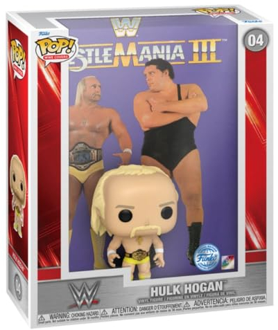 Funko WWE Hulk vs Andre – Hulk Hogan US Exklusive Pop-Vinyl-Figur, 16,45 cm hoch