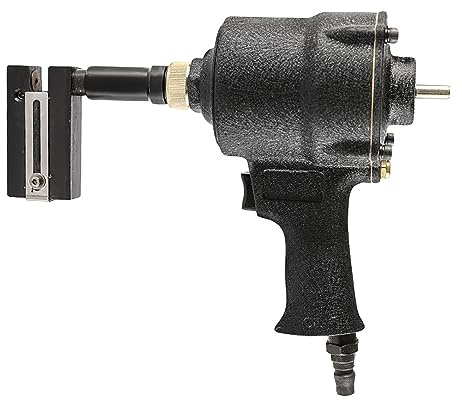 DMOYS Pneumatischer Lochstanzer, 3,2–13 mm, professioneller Stanznagler, Klemmkopf 360° drehbar, robuste Metall-Eisenplatten-Rundlochstanzmaschine, für Türen und Fenster, Fabrik, Büro und Zuhause