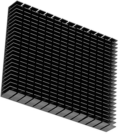Dissipateur Thermique en Aluminium Dissipateur Thermique Refroidisseur en Aluminium Dissipateur Thermique de Refroidissement 150X120X20Mm pour Amplificateur Cpu Pcb Dissipateur
