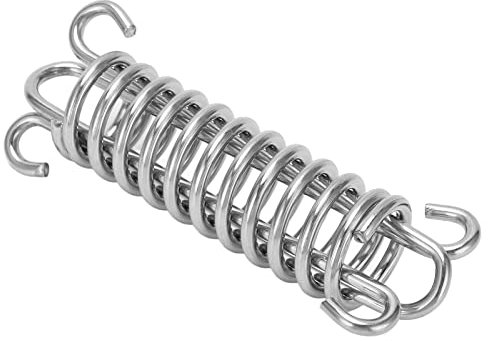 Molla Per Portico, Fibbia a Molla Per Tenda, di Ormeggio in Acciaio Inossidabile da 113 Mm Molla Ammortizzante Hardware Marino Multifunzionale Per Campeggio All'aperto, Addestramento del Cane