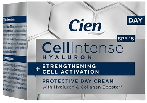 Cien Cell Intense Schutz-Gesichtscreme, 50 ml, mit Hautschutz und LSF 15, fördert die Zellregeneration.