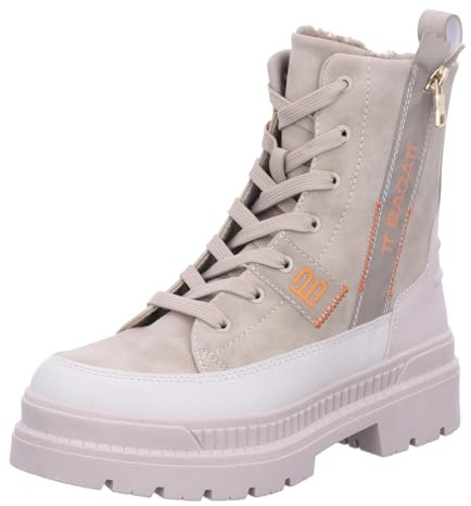 BAGATT TT Dewin - Stivaletti/stivali invernali da donna, colore: Beige sintetico, Green Black, 38 EU