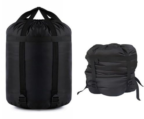Doukesh Leichte Kompressionssack,Wasserfester & Ultraleichter Schlafsack Aufbewahrungstasche,Aufbewahrungstasche für Schlafsack,Wasserabweisend Packsack für Schlafsack,Kleidung,Camping,Wandern