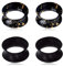Longbeauty 2 Paare Ear Tunnel Plug Silikon Double Flared Flexibler Tunnel Expander Stretching Ohr Plugs Flexibles Fleisch, Stil D, 6mm