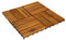 Well Home 9 Baldosas de 30x30x0,1cm en madera de acacia de aspecto de teca
