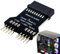 Connecteur d'Extension 9 Broches pour Carte Mère - Adaptateur USB 3.0 19 Broches Double Port USB 2.0 9 Broches pour Panneau - Adaptateur Connexion HUB, Extension Plug and Play pour Ventilateur RGB