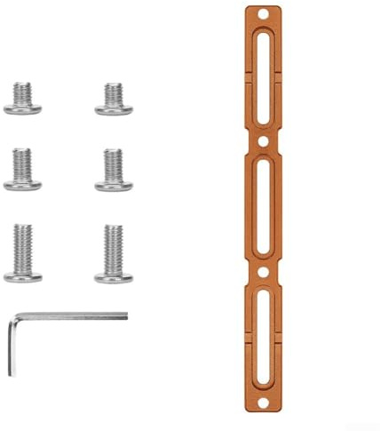 Aluminium Alloy For Bike Water Bottle Cage Adapter, 23cm Extended Holder Position Adjuster for Small Frame Road Mountain Bikes, Multi-Function Conversion Bracket(Orange)