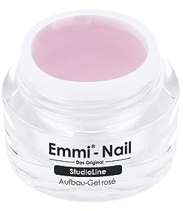 Emmi Nail Studioline Aufbau-Gel rosé I LED UV Aufbaugel für Gelnägel I Perfekt für Naturnagelverstärkung I Mittelviskos & selbstglättend I 5ml