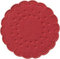 Duni Untersetzer 8lagig Tissue Uni rot, ø 7,5 cm, 250 Stück