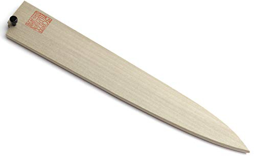 Yoshihiro Natural Magnolia Wood Saya Cover Blade Protector for Yanagi (270mm)