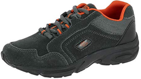 Brütting Women's Circle Nordic Walking Shoes, Grey Anthracite Orange, 3.5 UK