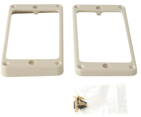 PRS Universal Humbucker Pickup Ringe, 2er Set, elfenbeinfarben