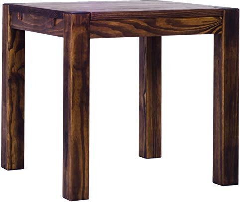 Esstisch Rio Kanto 80x80 cm Eiche antik Pinie Massivholz Größe und Farbe wählbar Esszimmertisch Küchentisch Holztisch Echtholz vorgerichtet für Ansteckplatten Tisch ausziehbar Brasilmöbel