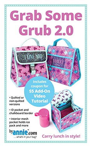 Annie Grab Some Grub 2.0 Pattern, White