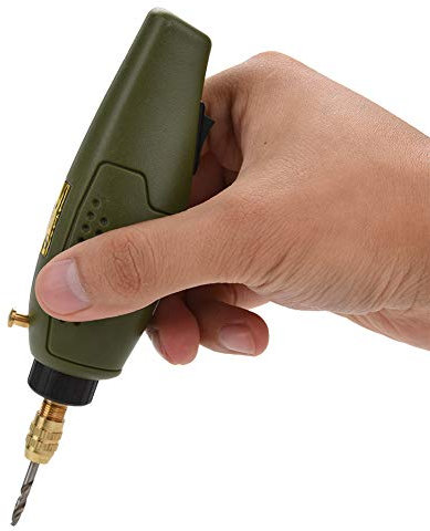 Mini Tragbare Elektrische Mühle Set Griff Bohrmaschine Handbohrmaschine Rotary Grinder Tools Kit für DIY Handwerk Bohren Carving Polieren Gravur Fräsen(EU-Stecker)