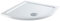 Milano Lithic White Low Profile Reversible Quadrant Shower Tray - 800mm x 800mm