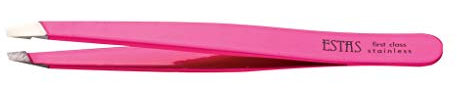 ESTAS-PINZETTA INOX OBL.FLUO FUCSIA
